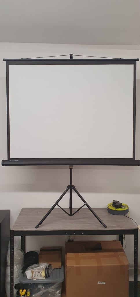 60" projection screen