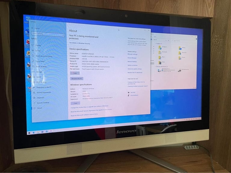 Lenovo Windows 10 All in One PC