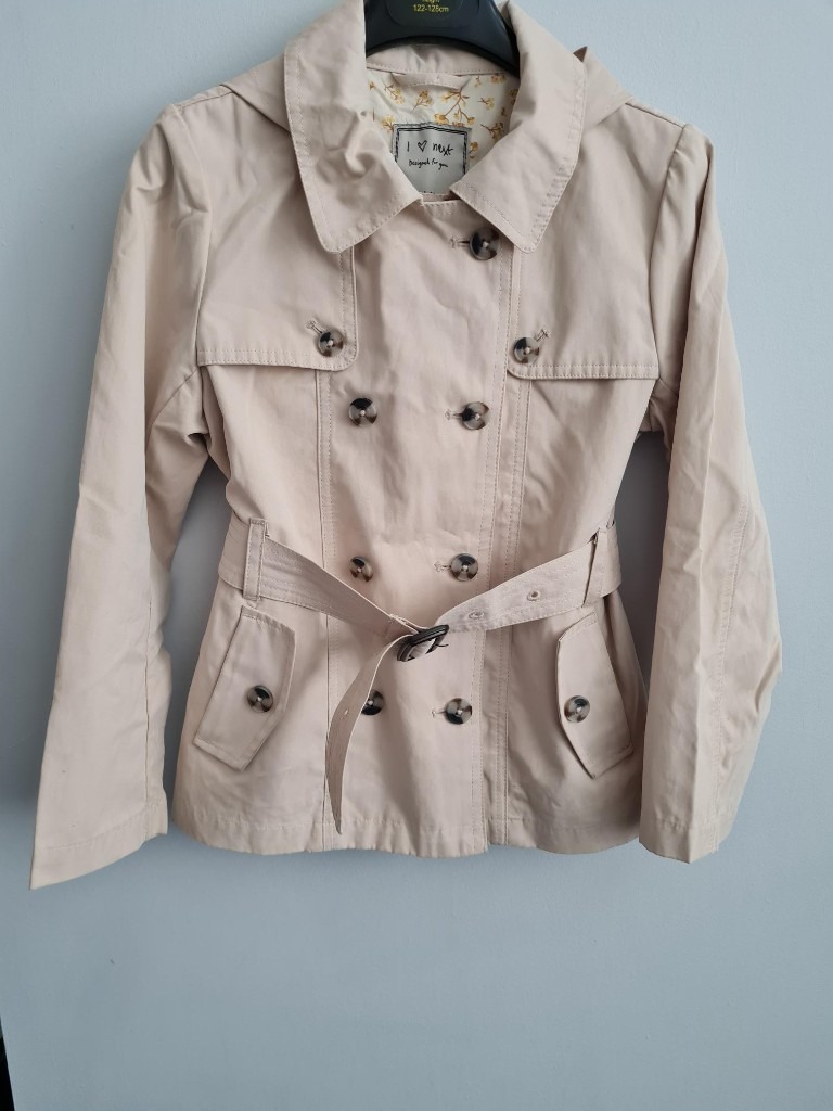 image for Girls Cream Coat 8yrs