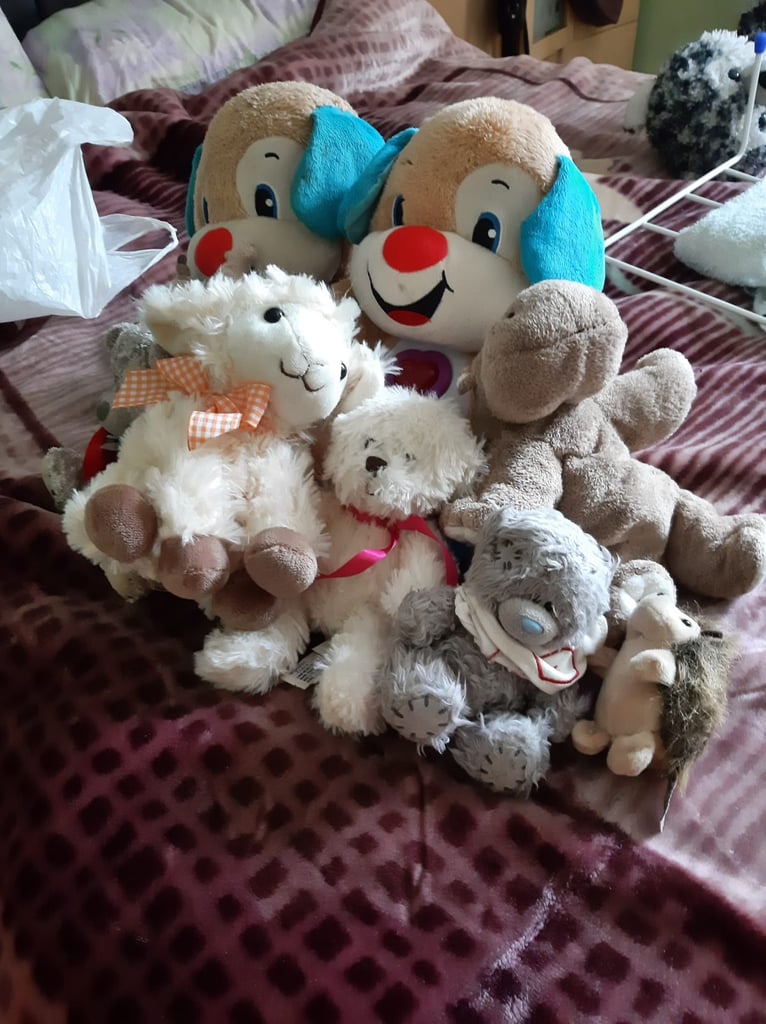 Soft cuddly bundle of animals and bears