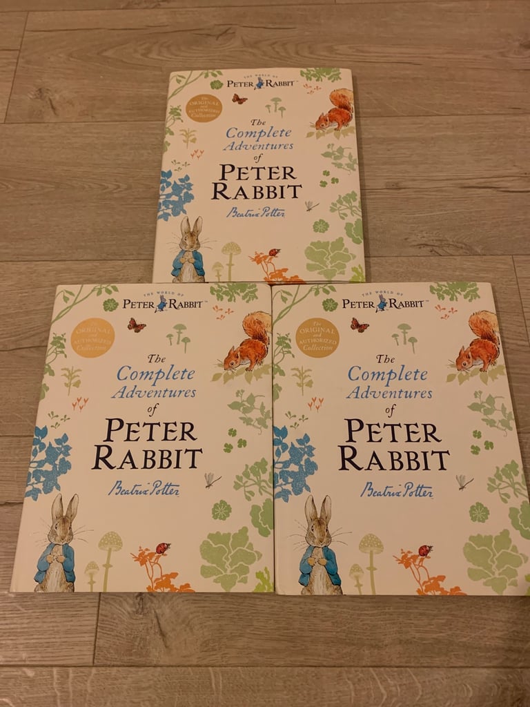 3x Peter rabbit adventures. 