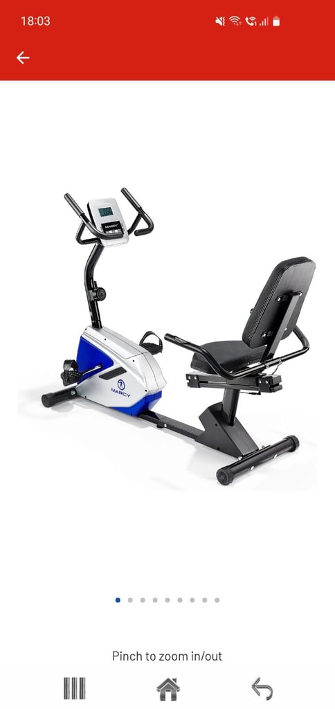 image for Marcy Exercise Bike - Excellent Condition - Home Gym