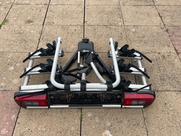 image for Altera STRADA tilting tow bar bike rack/ carrier - 3 bikes