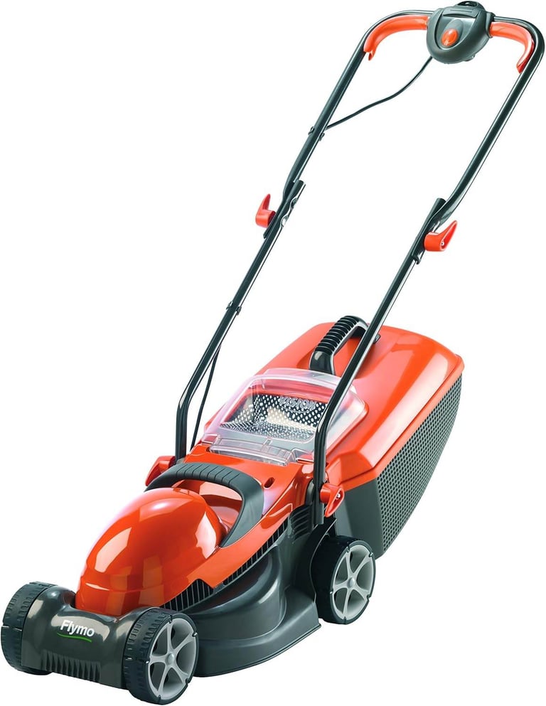 Flymo Chevron 32V Electric Wheeled Lawn Mower, 1200 W, Cutting Width 32 cm