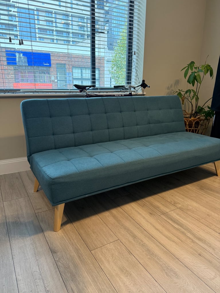 image for Sofa bed/ teal colour 