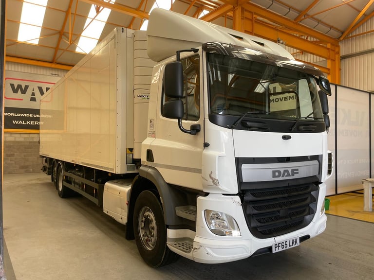 DAF CF290 *EURO 6*, 6X2 26 TONNE INSULATED FRIDGE/FREEZER – 2016 – PF65 LKK