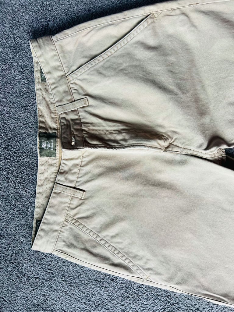 Mens trousers - TIMBERLAND (STONEHAM); 32" waist; colour beige
