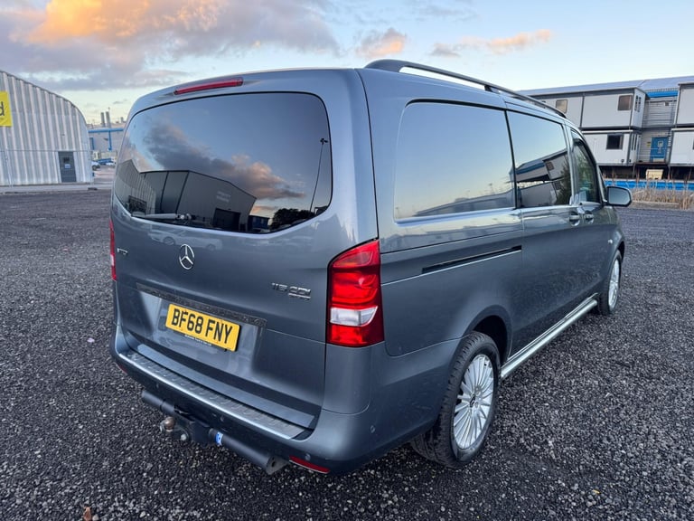 2018 Mercedes-Benz Vito 2.1 116 CDI Sport Crew Van Double Cab 5dr Diesel G-Tronic+ RWD L2 Euro 6 ...