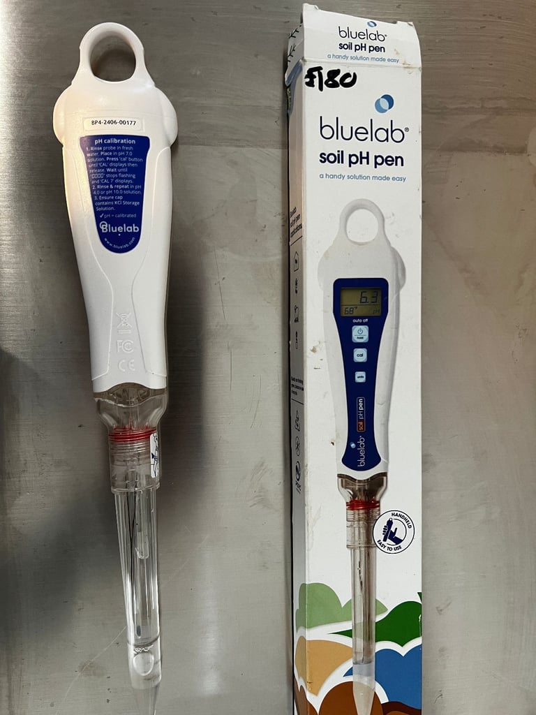 Bluelab Soil pH Pen – Boxed – Tested – Hydroponic / Soil Tester