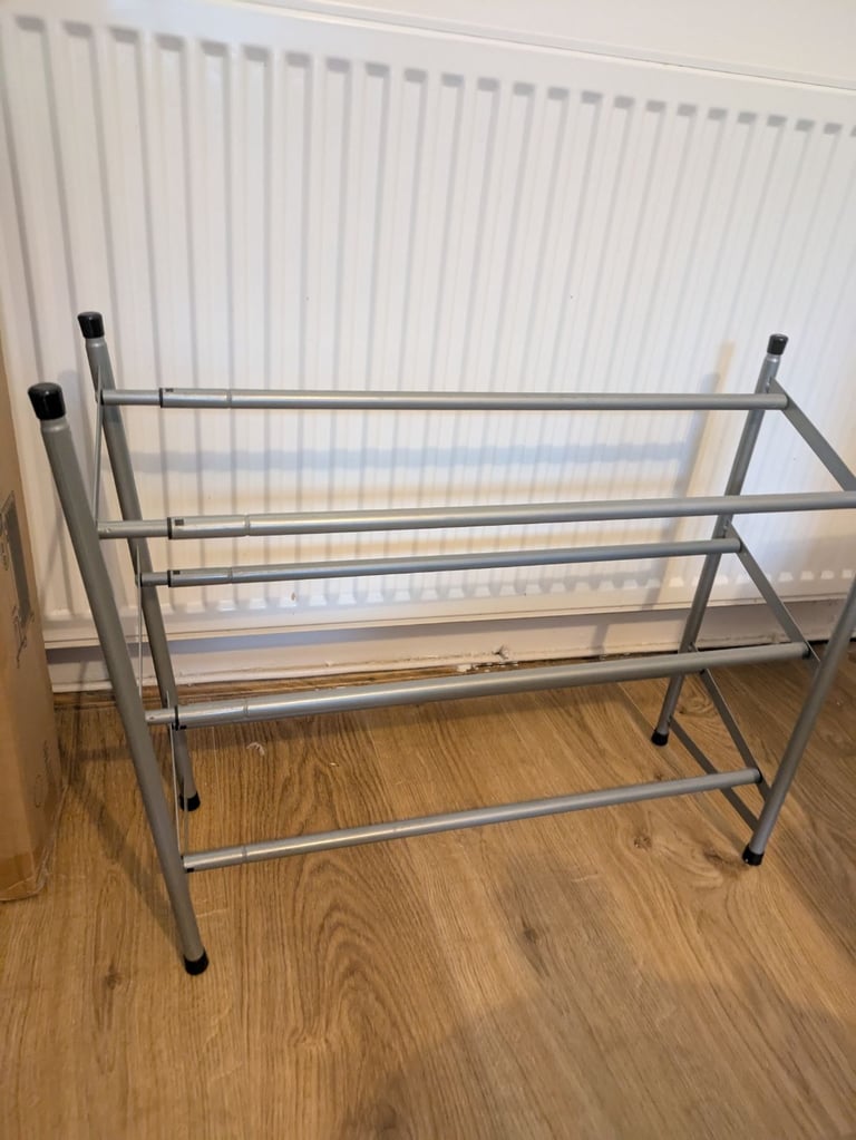 Extendable shoe rack | 3 tier shoe storage 