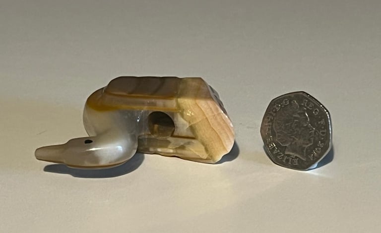 Oynx / Marble Collectable Duck - Pen Holder