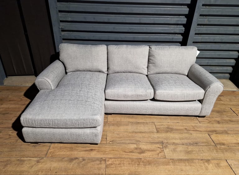 Unused Fabric Corner Sofa - Grey. RRP: £900