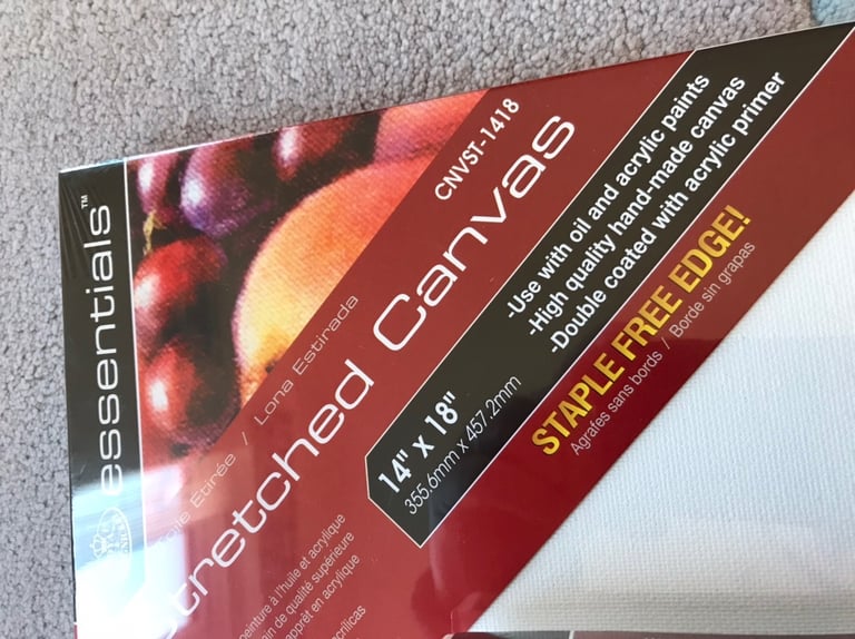 BARGAIN Art job lot - 5 NEW PAINTING BOARDS AND PORTFOLIO CASE.