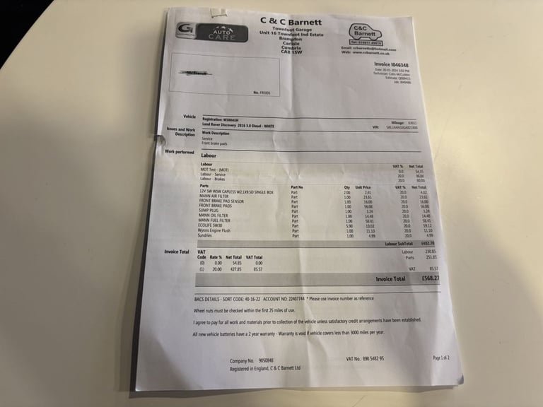 2016 Land Rover Discovery 3.0 SDV6 Graphite 5dr Auto ESTATE DIESEL Automatic