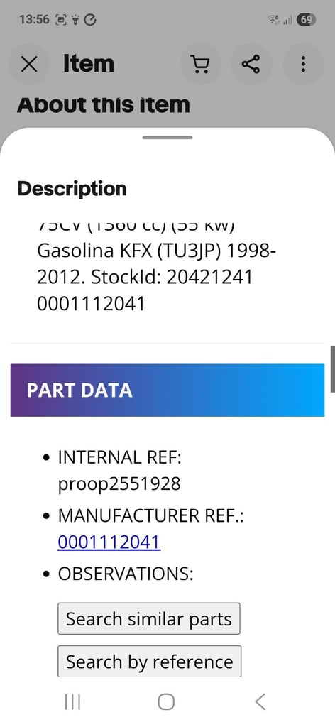 image for Starter motor brand new Peugeot Citroën petrol 