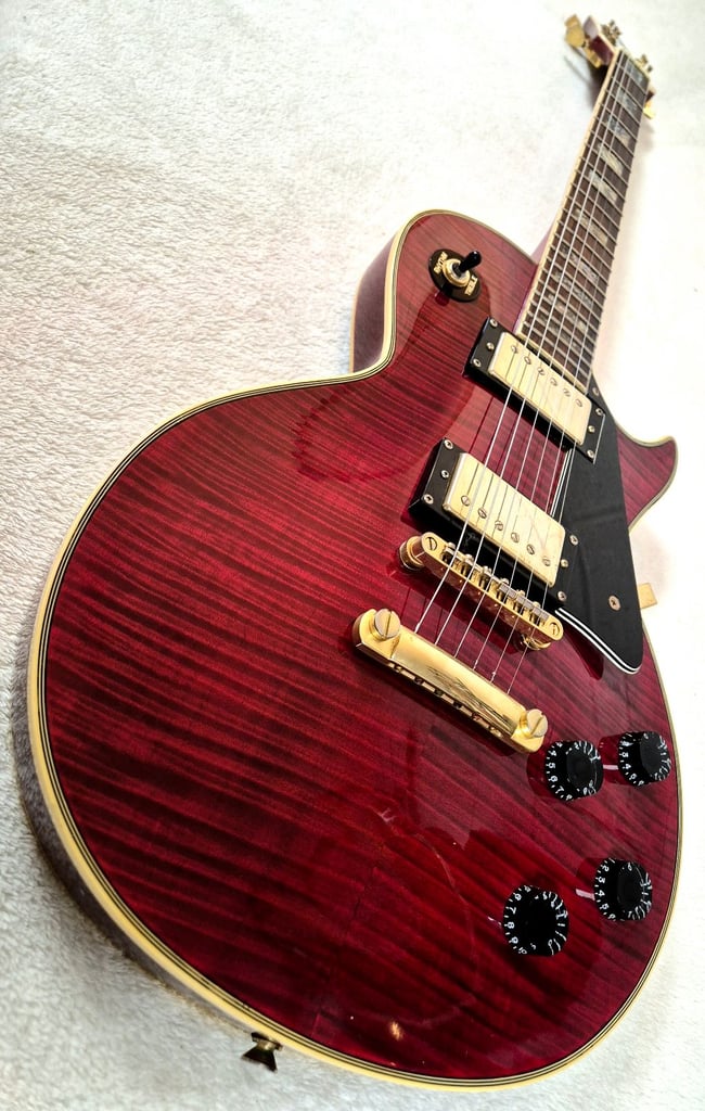 image for Westfield E4500 Les Paul Custom Plus-Top Electric Guitar 