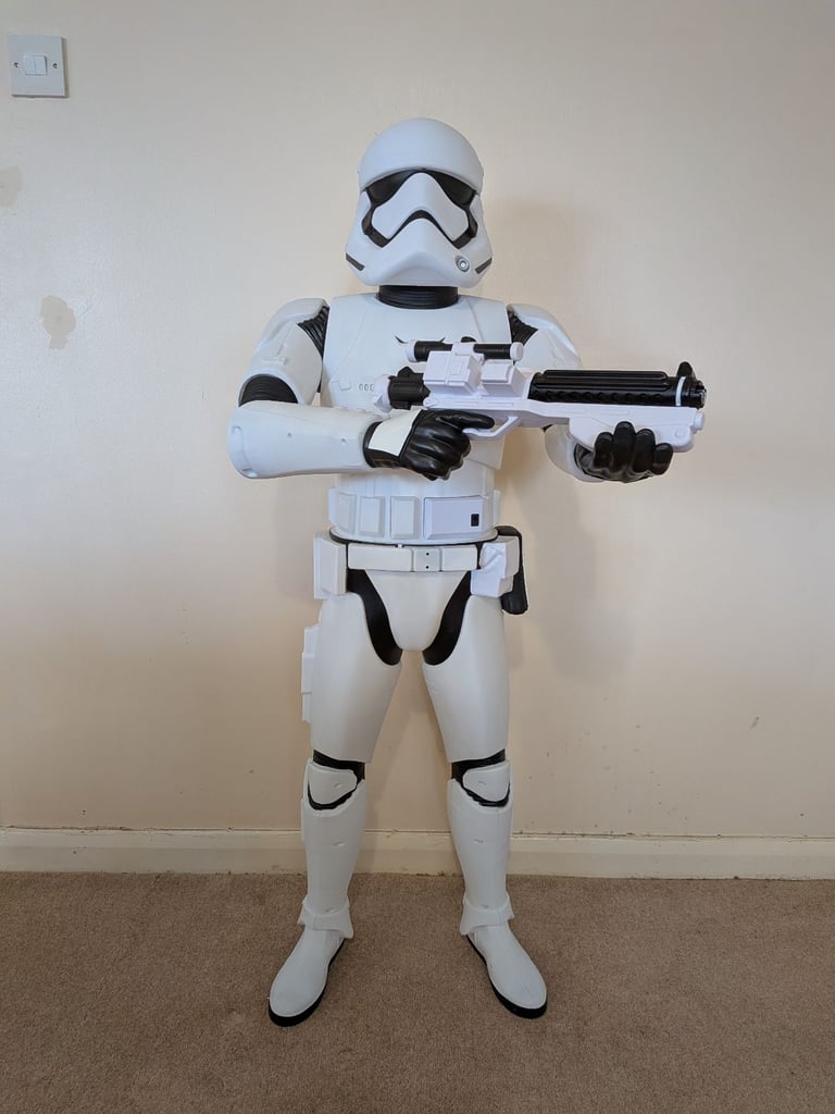 image for Star Wars 48 inch Storm Trooper Motion detector triggers sounds and phrase