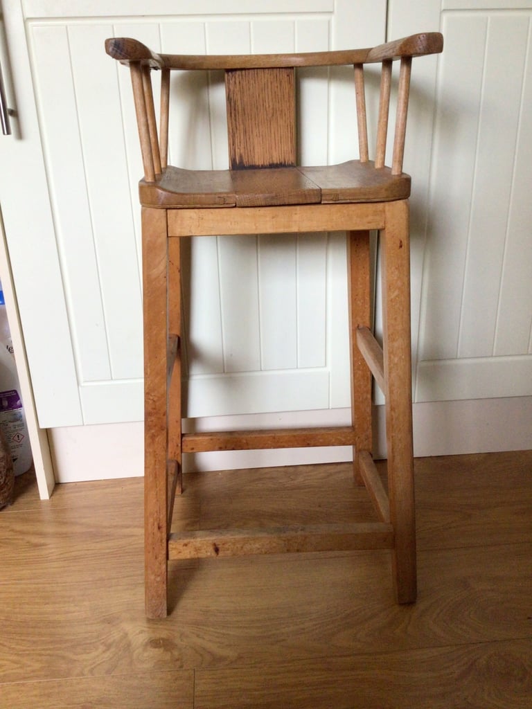 image for Child’s Vintage Oak Stool.