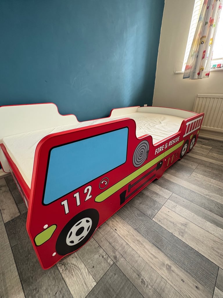 image for Fire engine toddler bed