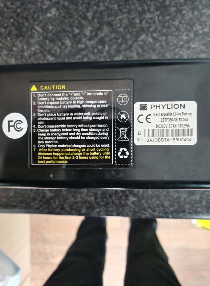 Wanted Carrera Espec 36v 8.7Ah E-bike Battery 