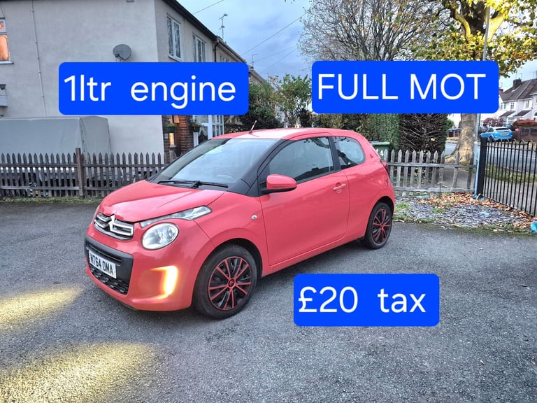 64 plate citroen C1  **FULL MOT **  1ltr 
