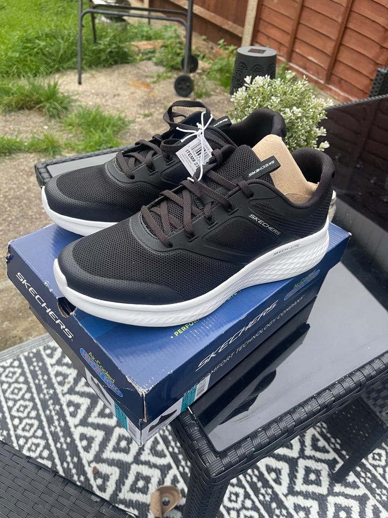 Skechers sketch lite pro for Men trainer new with box uk 11 colour black 