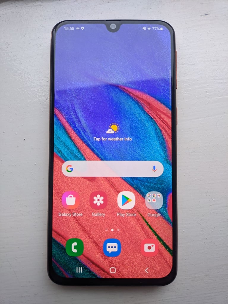image for Samsung A40 A405FN/DS Coral Unlocked for PARTS ONLY !!!