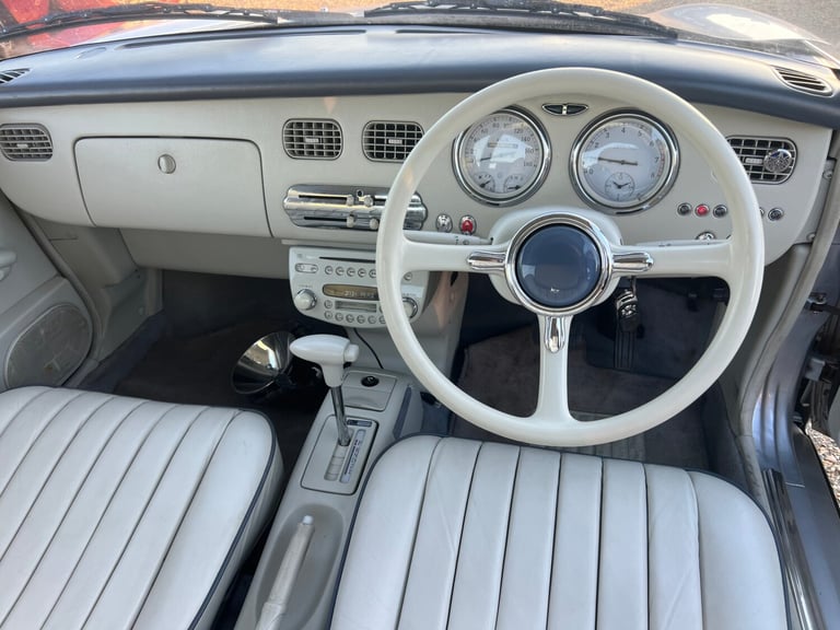 1991 NISSAN FIGARO CONVERTIBLE SILVER AUTOMATIC PETROL SALVAGE DAMAGED REPAI CAT