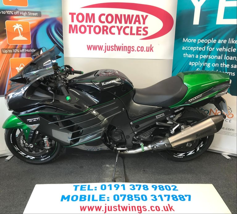 KAWASAKI ZZR1400 PERFORMANCE SPORT, 2019(19), 1 OWNER, 13,739 ,MILES