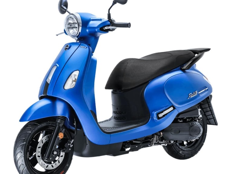 SYM FIDDLE 50cc E5 Modern Retro Classic Scooter, low rate finance.