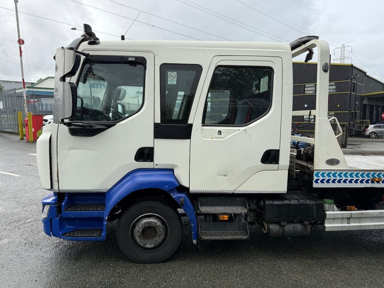 2014 64 REG RENAULT MIDLUM TRUCK 12 TON CREW CAB RECOVERY TRUCK TILT AND SLIDE