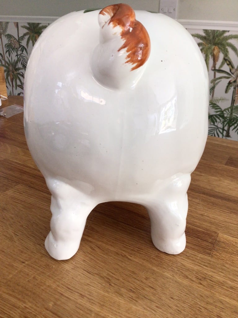 Large Pottery Piggy Bank