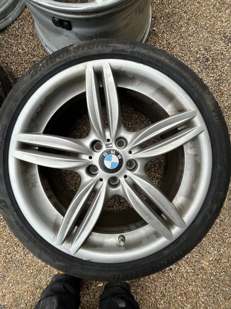 🛞 Genuine BMW 19” M Sport Alloy Wheels – Staggered Set with 2x Bridgestone Run Flat Tyres 🛞
