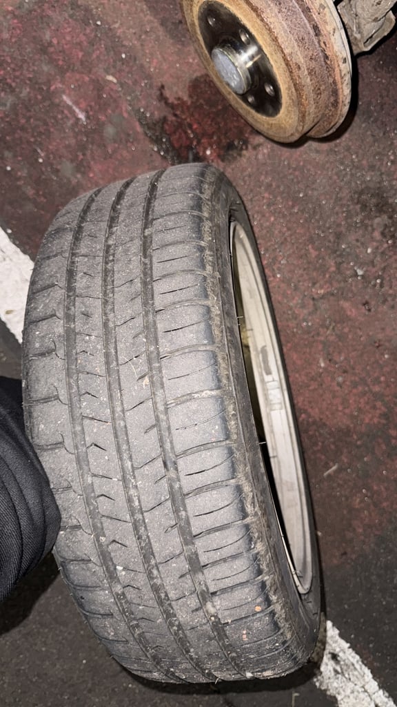 Audi A2 16" Alloy Wheels and Tyres x4 GENUINE + Tyres 5x100 Complete 