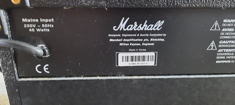 Marshall amplifier