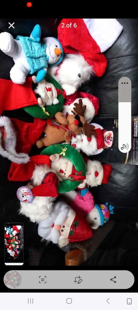 Singing dancing christmass toys priced for quick sale 