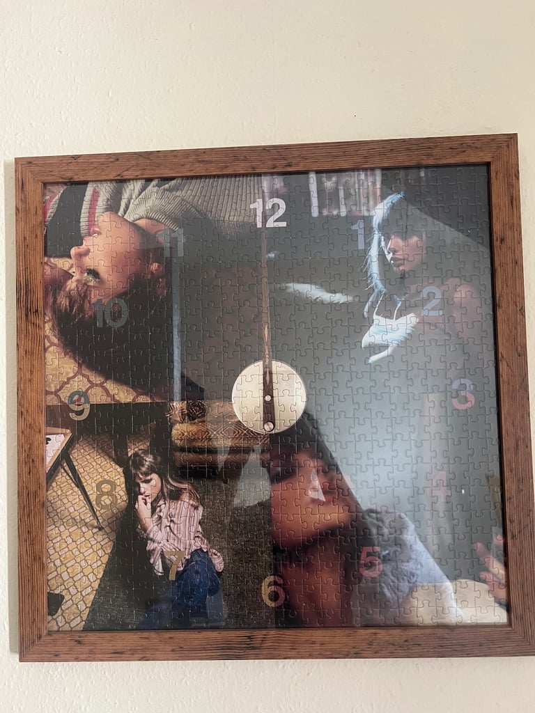 image for Taylor Swift Midnights Album Puzzle with Frame