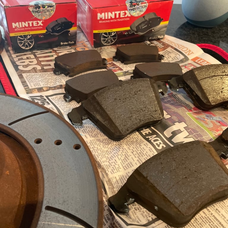 Drilled and grooved discs for Audi TTS Mk two