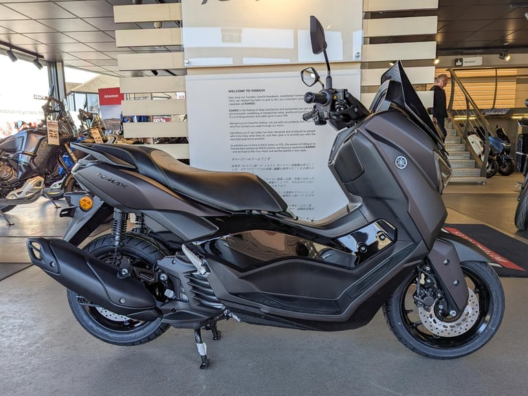 New (2025 MY) Yamaha NMAX Tech Max 125. Dark Magma. £3,900 (NO ADMIN FEES!)