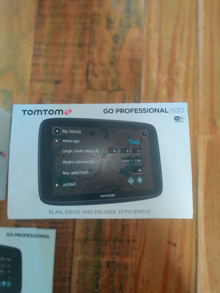 Tomtom go professional 620 sat nav. Satnav