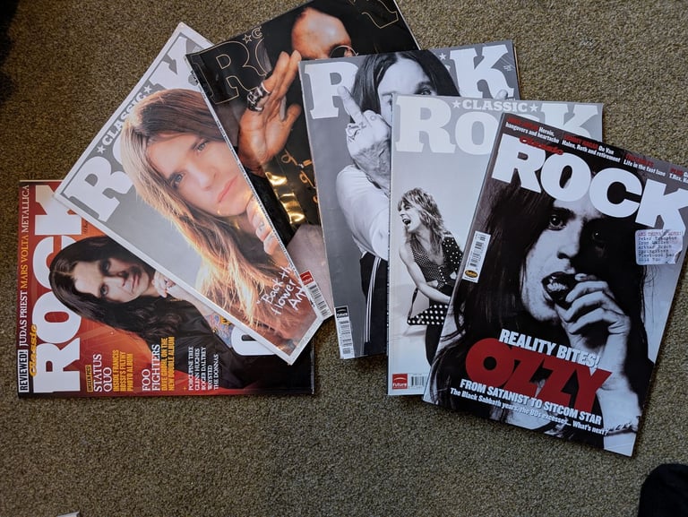 image for Over 100 classic rock magazines