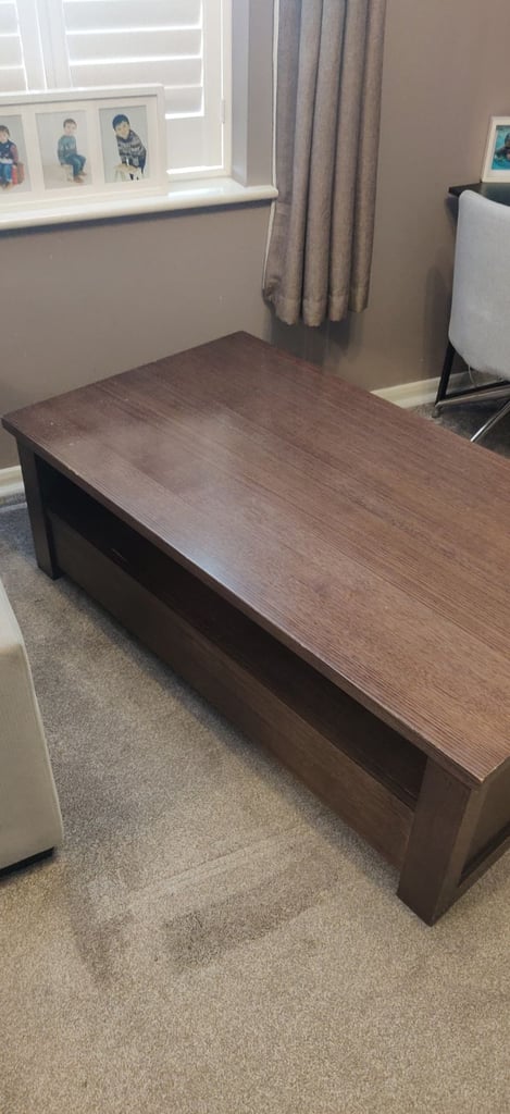 Solid Australian Oak Coffee Table with Drawers