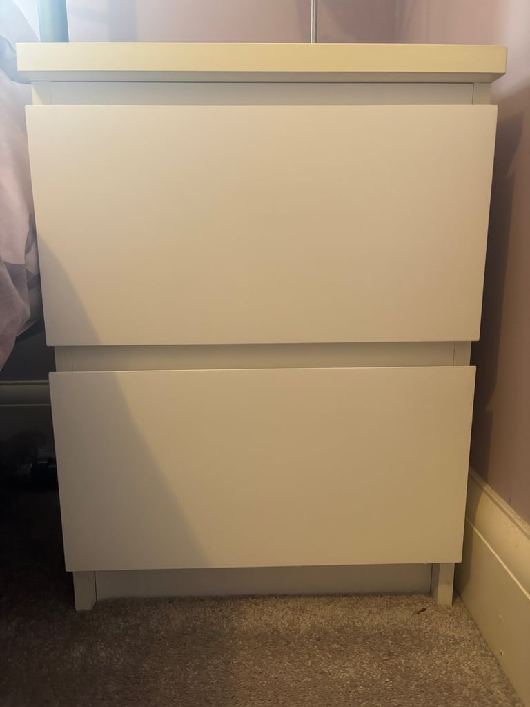 IKEA Malm Bedside Drawers x 2