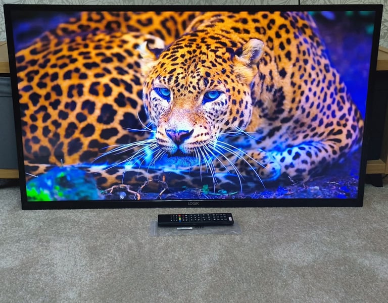 LOGIK 49 inch Smart 4K Ultra HD LED TV Freeview HD DTS TruSurround Sound HDMI USB