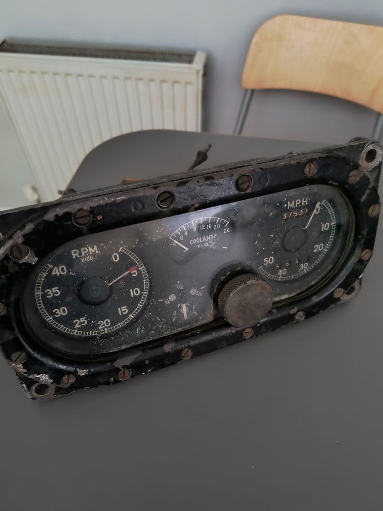 Austin champ instrument cluster 