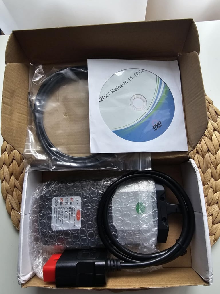 Delphi Version 2021.11 DS150 Bluetooth VCI car diagnostic interface with software