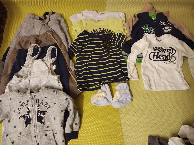 Baby and boys clothes.