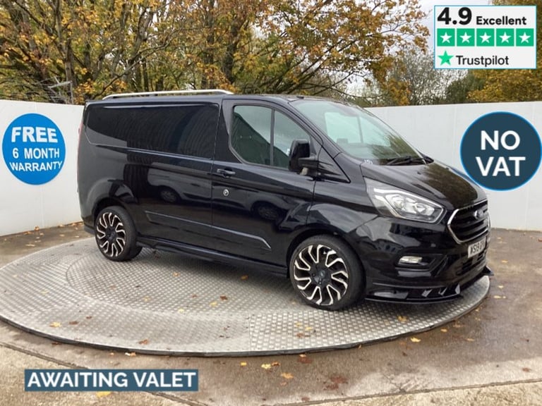 2019 Ford Transit Custom 280 EcoBlue Limited SWB L/R Euro 6 ** NO VAT** SWB Panel Van Diesel Manual