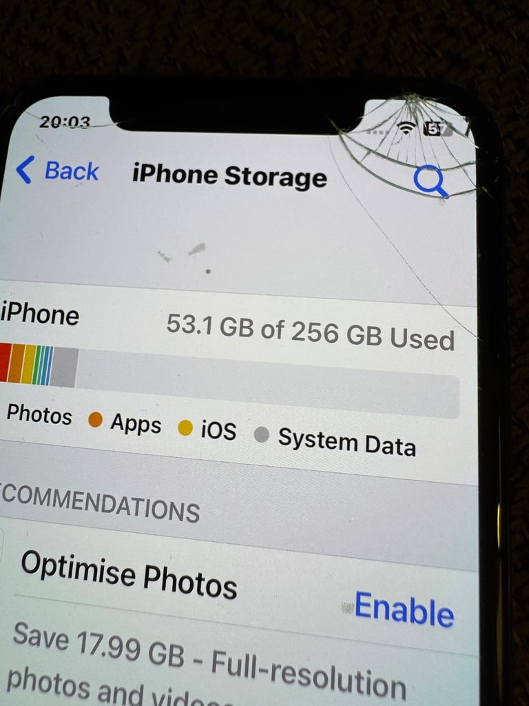 image for iPhone X 256GB Massive 256GB unlocked any networks 