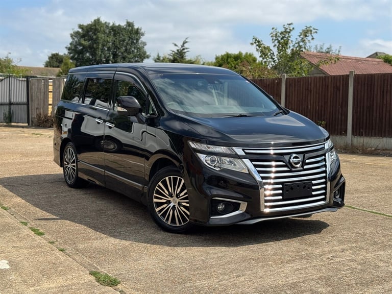 2019 Nissan Elgrand NISSAN ELGRAND HIGHWAYSTAR S 2.5L PETROL 8 SEATER 4WD AUTO, ULEZ, 69-19, FR M...